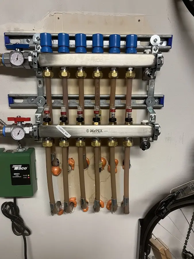 Plumber performing Gas Leak Detection at a residential property in Cleveland Heights